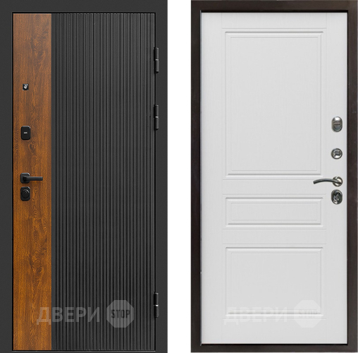 Входная металлическая Дверь Престиж Prestizh Классика Лиственница белая в Дедовске