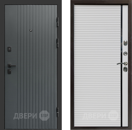 Входная металлическая Дверь Престиж Tvist Grey Porte Белый в Дедовске