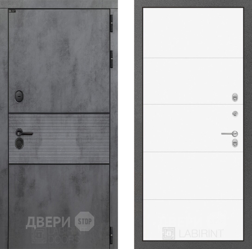 Дверь Лабиринт (LABIRINT) Инфинити 13 Белый софт в Дедовске