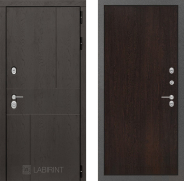 Дверь Лабиринт (LABIRINT) Urban 05 Венге 860х2050 мм